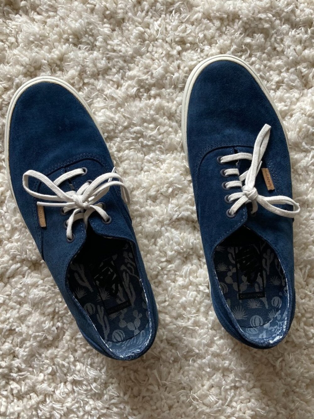 Vans Navy Suede Sneakers Women's Size 9